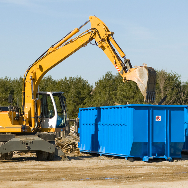 are there any restrictions on where a residential dumpster can be placed in Nectar AL